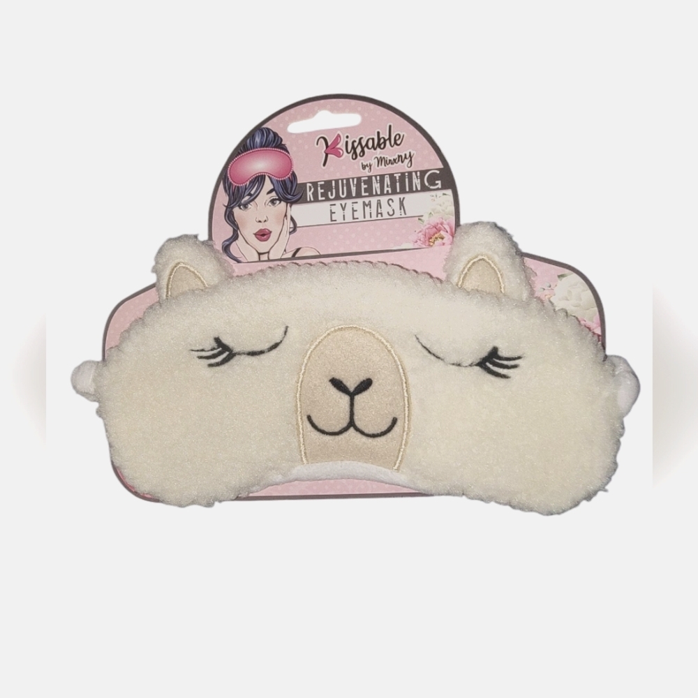 Kissable By MinxNY Llama Eye Mask